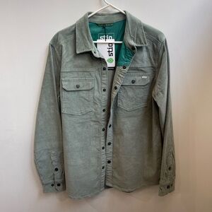 Stio Saratoga Cord Shirt in Cactus Shadow
